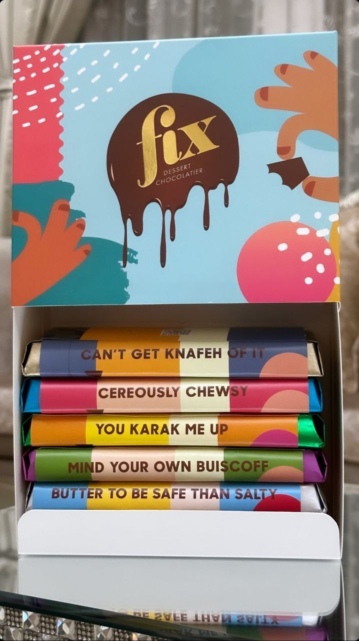 Fix Chocolate Box (6 or more FIX Chocolate Bars)